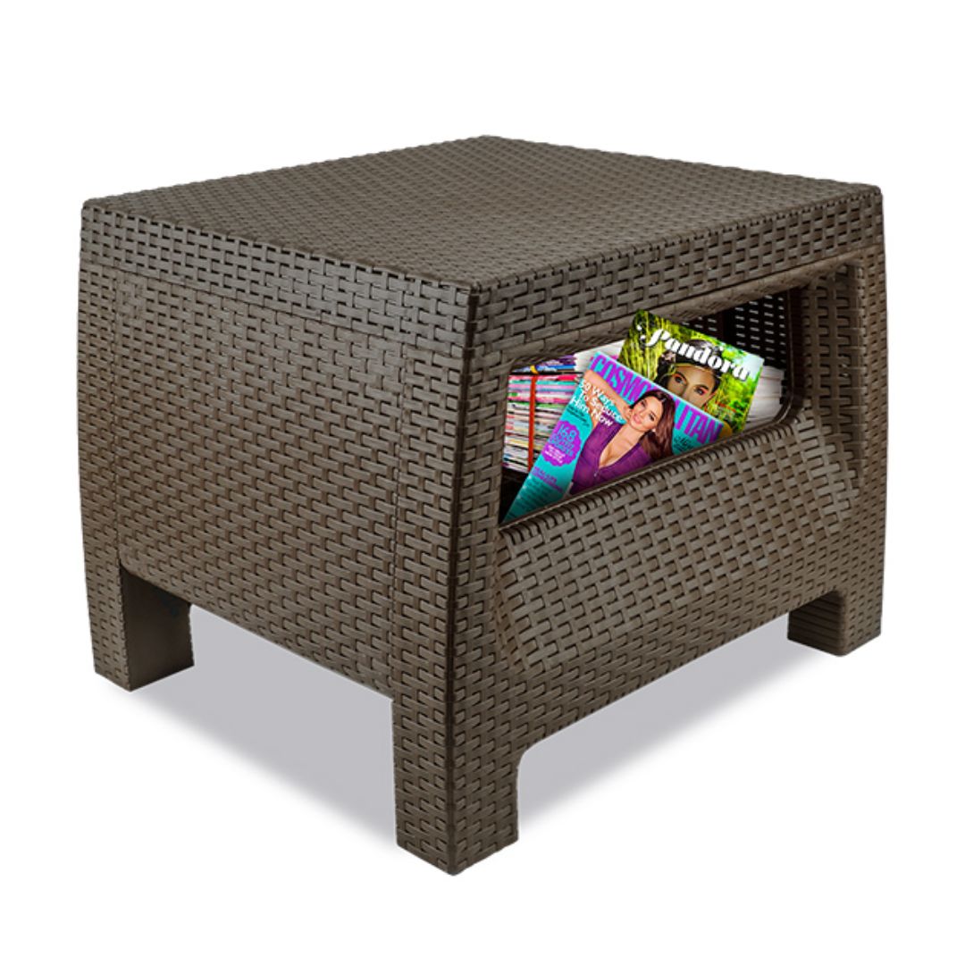 Mesa De Centro Tavarúa 50 X 50 - Modelo Ratán