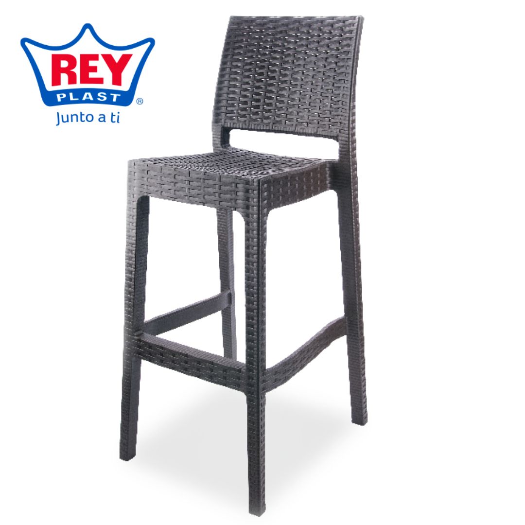 Silla Bar Tavarúa Modelo Ratán Marca Rey