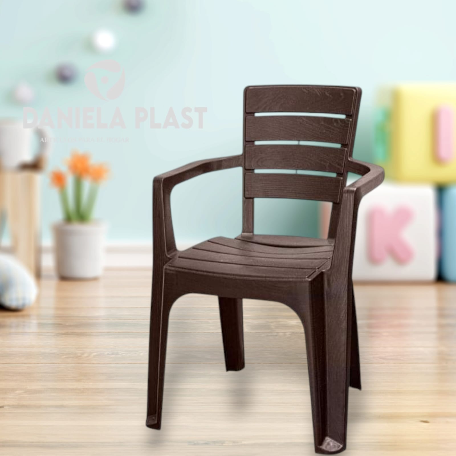 SILLA ROBLE CON BRAZOS MARCA REY