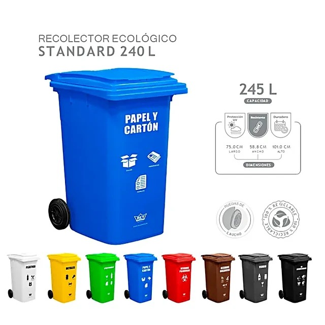 Recolector Ecológico Standard 240 L Rey