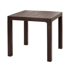 Mesa Roble C/ Ratán 80 X 80 Rey