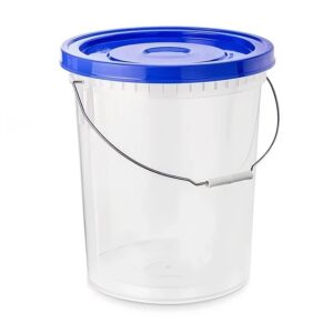 Balde Comercial 20 L C/ Tapa Y Asa De Metal Rey
